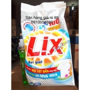 Bột Giặt Lix Extra 5,5Kg  Tặng Kèm Chai Nước Rửa Chén Đậm Đặc 400ml