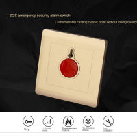 10A 86 Type Household Alarm Switch Panel Multi-Purpose PC Material Emergency Call Fire Manual Button SOS Distress Switch Emergency Button