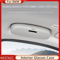 Tempat Kacamata Mobil Tempat Casing Klip Kacamata Hitam untuk BMW X1 E84 2010 - 2015 Aksesori Pengatur Kotak Penyimpanan