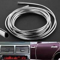 New Car Door Edge Scratch Protection Strip Bumper Anti-collision Strip DIY Silver PVC Molding Decorative Strip Auto Accessories