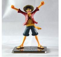 【】 littlebaby.lk ฟิกเกอร์ลูฟี่หนึ่งชิ้น25/28ซม. สำหรับลิงโลก D Luffy PVC ตุ๊กตาขยับแขนขาได้ของขวัญของเล่นแบบจำลอง