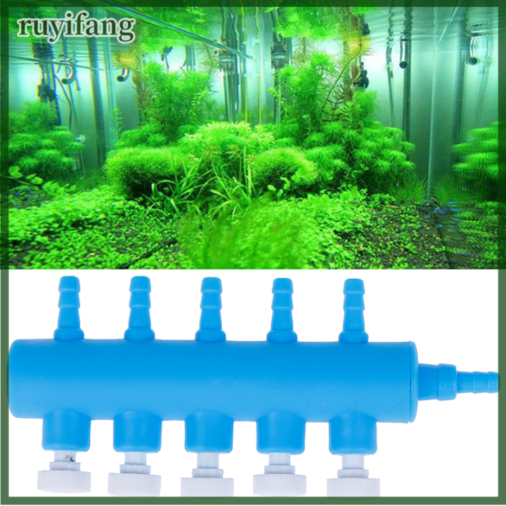 ruyifang-1-pc-aquarium-fish-tank-5หลุมปั๊มลมพลาสติกวาล์วควบคุมท่อน้ำ