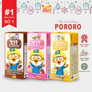 Sữa Dinh Dưỡng Pororo Hàn Quốc Vị Chuối Dâu Socola