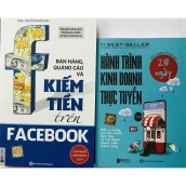 HCMSách - Combo Bán hàng quảng cáo và kiếm tiền trên Facebook + Hành trình