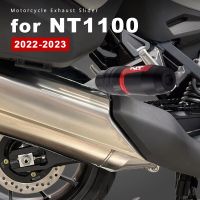 แผ่นเลื่อนไอเสียสำหรับ NT1100ฮอนด้า2023อุปกรณ์เสริมแผ่นกันชนอุปกรณ์ป้องกันรถจักรยานยนต์อลูมิเนียมตกป้องกันไม่ให้1100ฝาครอบ2022