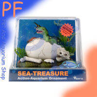 ไดโนเสาร์ เรซิ่น ตกแต่งตู้ปลา ขยับได้ sea treasure action aquarium ornament