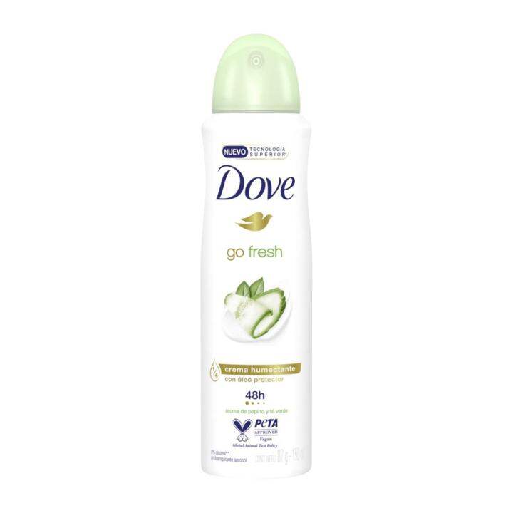 Dove Go Fresh Deodorant Spray Cucumber And Green Tea Beauty Language
