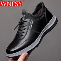 Asdsadsaaff Wnfsy-Sapatos De Couro Casual Masculino Sapatos Negócios Respara Dirigir