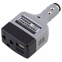 อะแดปเตอร์ DC ตัวแปลงอัตโนมัติตัวแปลงในรถยนต์เป็นอินเวอร์เตอร์ USB ไฟฟ้า220V อะแดปเตอร์1Pc PlugHOt 12V วงจรไฟฟ้าและชิ้นส่วน