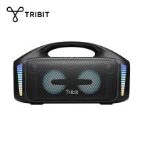 Tribit Stormbox ลำโพงบลูทูธแบบมีซับวูฟเฟอร์กระทุง Xbass Tech IPX7กลางแจ้งกันน้ำปาร์ตี้ตั้งแคมป์ไร้สายเวลาเล่น30ชม.