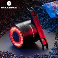 Rockbros Smart Brake Tail Light MTB Seatpost Saddle Bike Rear Light Waterproof USB Charging Cycling Taillight Q3