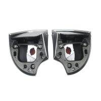 Silver Motorcycle Rear View Mirrors Turn Signals Lights Cover Motocross Mirror for R1100 RT R1100 R1150 RT