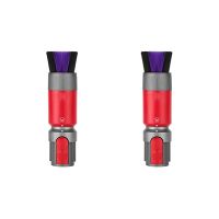 2X สำหรับ Dyson V7 V8 V10 V11 V12 V15เครื่องดูดฝุ่นที่กำจัดฝุ่นที่ไม่ต้องตรวจสอบแปรงขนนุ่มอุปกรณ์เสริมหัวดูดอเนกประสงค์