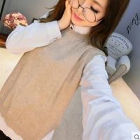 TAILOR SHEEP women vest waistcoat jacket women sweater loose vest o-neck pullover big yards vest female hedging