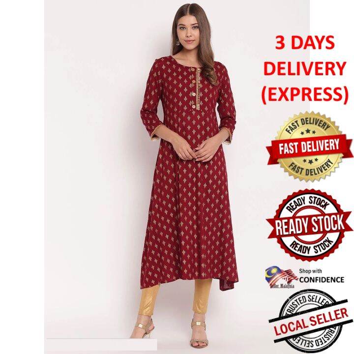 Kurti Women Indian New Design 2023 Cotton Top Designer Long Short