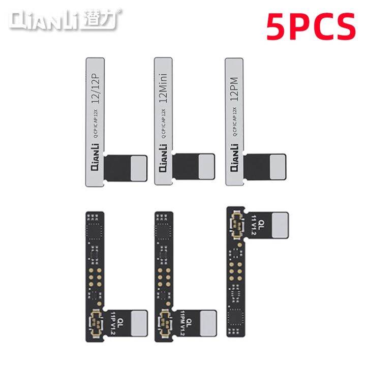 5pcs-qianli-คัดลอกพลังงานแบตเตอรี่-flex-cable-แทนที่สําหรับ-iphone-11-12-13-pro-max-mini-battery-cable-replacement-kit-ลบคําเตือน