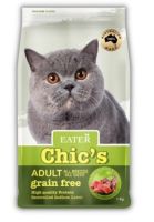 EATER Chics อาหารเม็ดแมว adult grain free 1 กก.