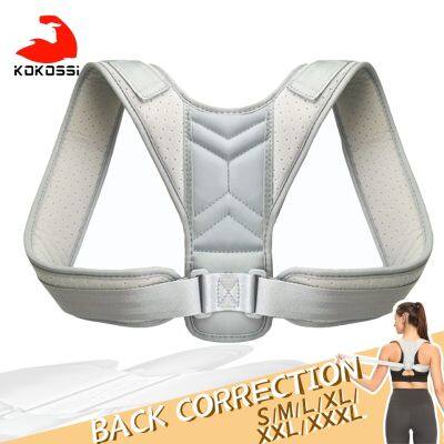 KoKossi Adjustable Back Brace Support Belt Men Women Posture Correction Shoulder Back Clavicle Spine Lumbar Posture Corrector