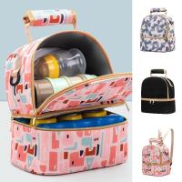 Superior Home Shop Nylon Large Capacity Multi-functional Lightweight Double Layer Insulation Handbag Backpack Storage Bag