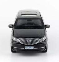 Buick รุ่น1: 32ประตูนามบัตร GL8รถโลหะผสมจำลองของเล่นเด็กเด็กผู้ชายคริสต์มาสปีใหม่วันเกิดของขวัญสีดำ