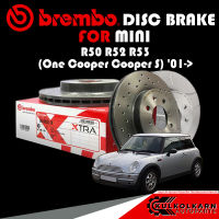 จานเบรกหน้า MINI R50 R52 R53 (One Cooper Cooper S) (HC) 01-&amp;gt; (D09 8655 1X)(M09 8655 75)