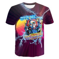 New 2023 Chucky Summer T shirt Men Women Children 3D Printed T-Shirts Fashion Casual Boy Girl Kids Short Sleeve Cool Tops Tees