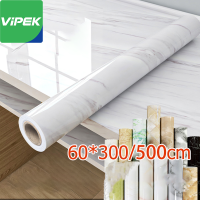 Vipek วอลล์เปเปอร์มีกาว วอลเปเปอร์ กันน้ำ PVCกันน้ำขนาด60*300ซม/500ซม วอลล์เปเปอร์มีกาวในตัวทำ  สติ๊กเกอร์ลายหินอ่อน สติ๊กเกอร์ติดโต๊ะ ผนัง ประตู โต๊ะ ตู้ ฯ สามารถติดได้ในพื้นผิวเรียบ