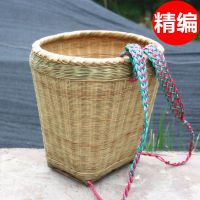 [COD] picking basket old back bamboo weaving Sichuan Yunnan radish for rural use