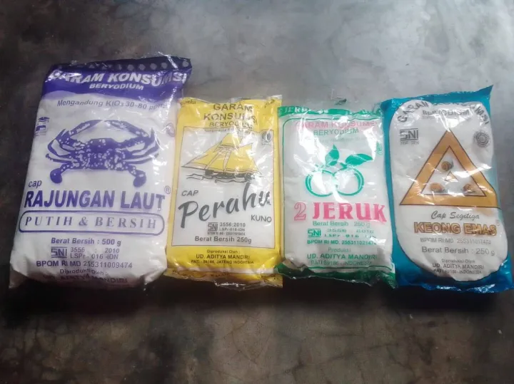 Garam Dapur 5pcs / Garam Yodium 500 Gram / Garam Beryodium Cap Ibu ...