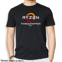 {พร้อมส่ง} Ryzen Threadripper เสื้อยืดสีดำ100% ชุดกีฬาผ้าฝ้ายขนาดใหญ่สำหรับผู้ชายเสื้อยืดของขวัญวันคริสต์มาส