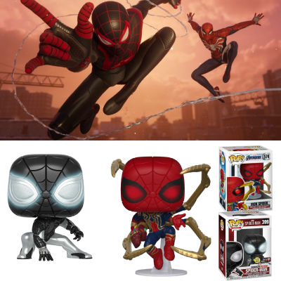 The Across Avengers Pop The Spider Verse Pvc Toy Figure Model