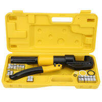 6 Tons Hydraulic Pliers Integral Portable Pressure Crimping Tool With 16pcs Mold