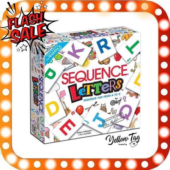 ⚡SEQUENCE Letters SEQUENCE Fun from A to Z Family Game Educational