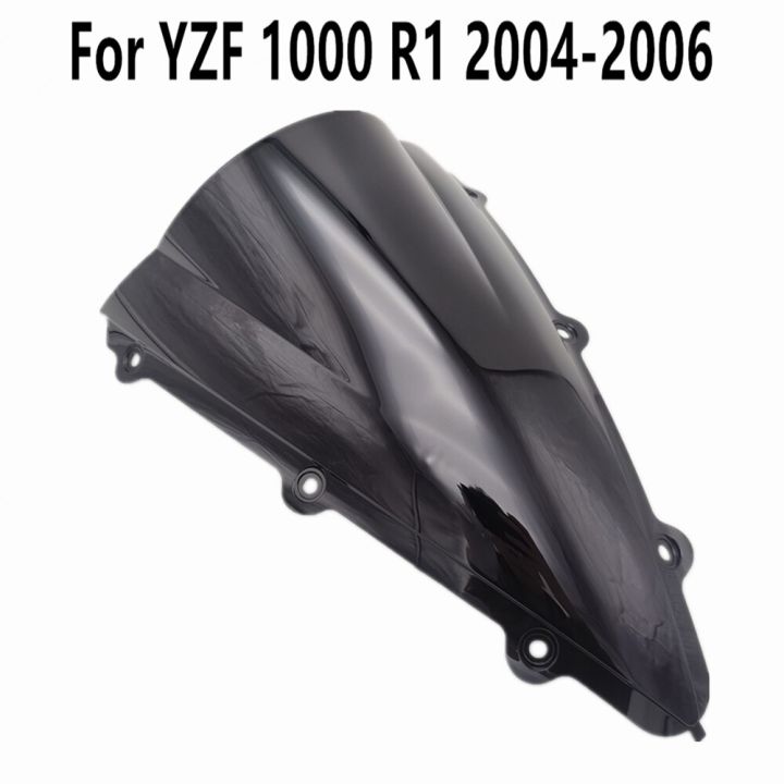 การประชุมกระจกบังลมสีดำใสสำหรับยามาฮ่า-r1-2004-2005-2006-yzf-1000กระจกบังลม