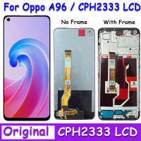 Original สำหรับ A96 Global LCD CPH2333หน้าจอ LCD Touch Panel Digitizer สำหรับ A96 4G LCD พร้อมกรอบ