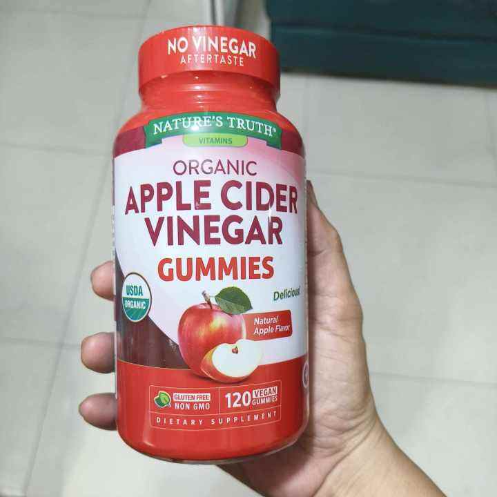 Authentic Apple Cider Vinegar Gummies Nature's Truth (August 2024