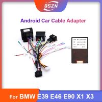 Canbus box Adaptor Decoder For BMW E39 E46 E90 X1 X3 With 16Pin Power Wiring Harness Cable Android Car Radio Stereo