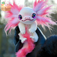 CHIDI ตำนานเอลฟ์สัตว์ตุ๊กตาของเล่น-สิ่งมีชีวิต Cheshire Cat Salamander Plush Doll