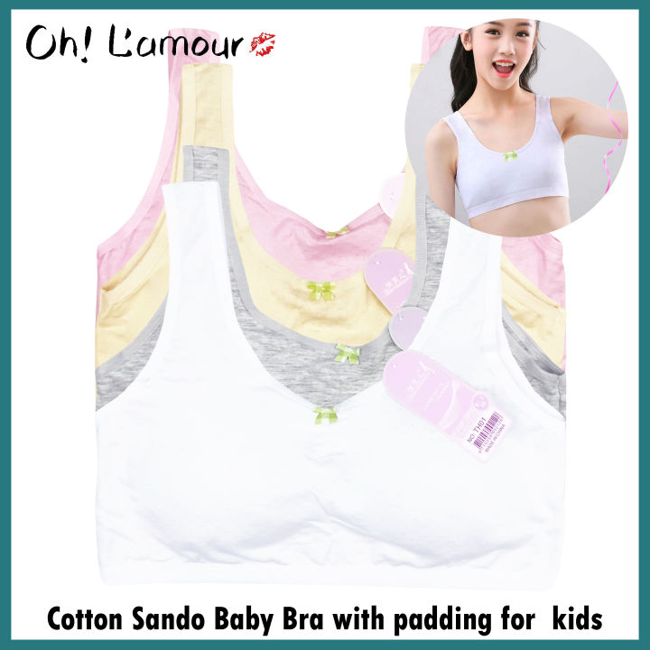 Oh Lamour #TH01 Fashion Baby Sando Bra with Non Removable Padding