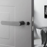 【CW】Plus modern minimalist mute door lock universal home bedroom bathroom door wooden door lock door handle