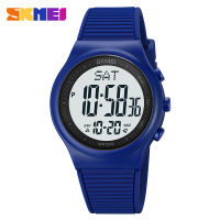 SKMEI Men Sport Watch Dual Display EL Light Alarm นาฬิกาดิจิตอล50M กันน้ำแฟชั่นนาฬิกาข้อมือกลางแจ้งสำหรับผู้ชาย1980