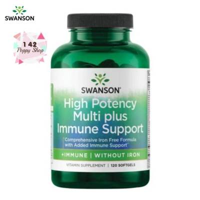 Swanson Premium High Potency Softgel Multi Vitamin & Mineral/ Iron Free/ 120 Softgels