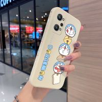 Yiเวสของสำหรับ Realme GT Neo 2 GT 2,เคสโทรศัพท์รูปแมวโดราเอมอนเคสโทรศัพท์ขอบสี่เหลี่ยมเคสซิลิโคนกันกระแทกคลุมด้านหลังแบบเต็มกล้องนิ่ม