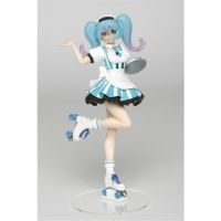 【 Manmei 】ของแท้ TAITO VOCALOID Hatsune MIKU MIKU รอกแม่บ้านกาแฟ ชุดโรงรถ Freebie