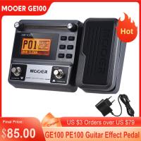 MOOER GE100 PE100 Guitar Multi-effects Processor Effect Pedal with Loop Recording Chord Lesson Function Guitar Pedal Accessories