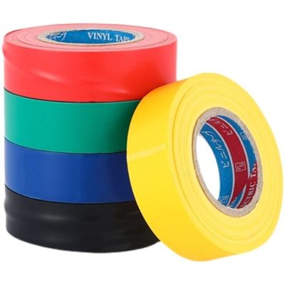 PVC color tape color plastic tape non stick non stick insulating wire winding tape waterproof flame retardant electrical tape Adhesives Tape