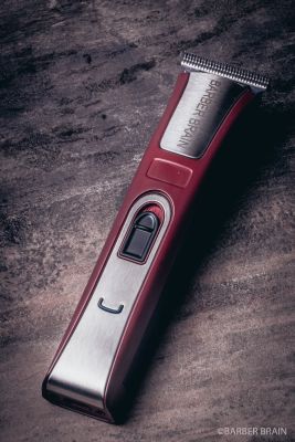 BARBER BRAIN Hair Trimmer บาร์เบอร์เบรนปัตตาเลี่ยนกันขอบ แกะลาย T-Blade ไร้สาย รุ่น BB-100