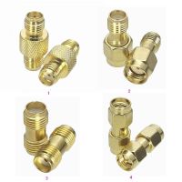 Conector coaxial RF SMA para SMA macho plug e fêmea jack adaptador RP-SMA conversor alta qualidade 1pc