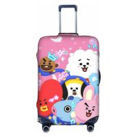 BT 21อุปกรณ์คลุมกระเป๋าเดินทางซักได้ชุดป้องกันกระเป๋าเดินทางป้องกันป้องกันการขีดข่วนผ้าคลุมกระเป๋าเดินทางใช้ได้กับ18-32นิ้ว