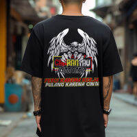 เสื้อยืด Anak Rantau Kaos Indonesia Bu Lelaki เสื้อยืดคอกลมแขนสั้นผู้ชาย เสื้อยืดคอกลม Cotton 100%